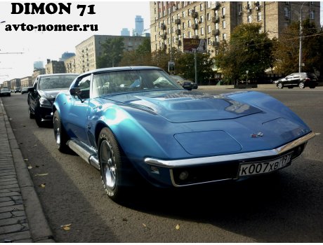 к007хв197, Chevrolet Corvette