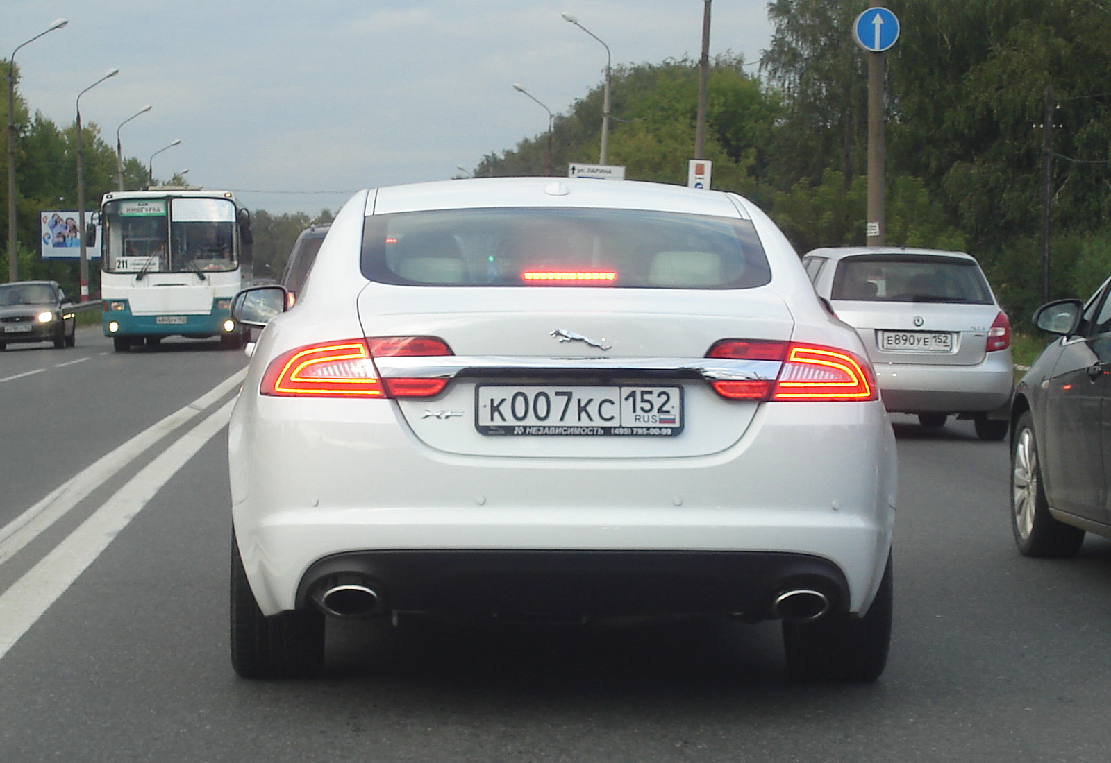 к 007 кс 152, Jaguar XF 1st gen Sedan (X250), facelift, 2011–2015