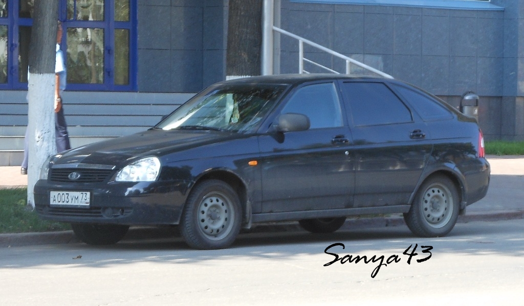 а 003 ум 73, Lada (VAZ) 2172 Priora 