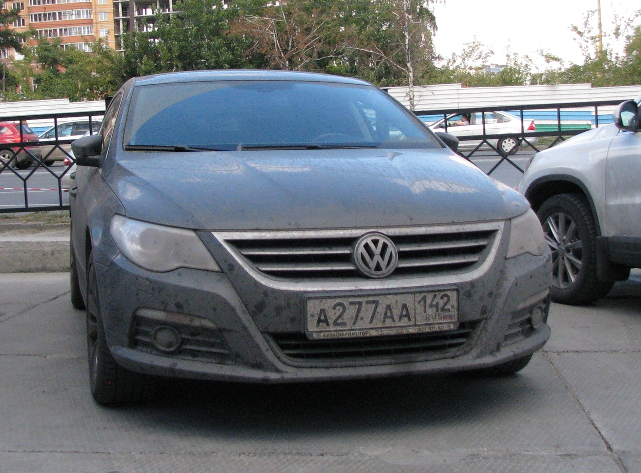 а 277 аа 142, Volkswagen Passat CC 1st gen (35), 2008–2011