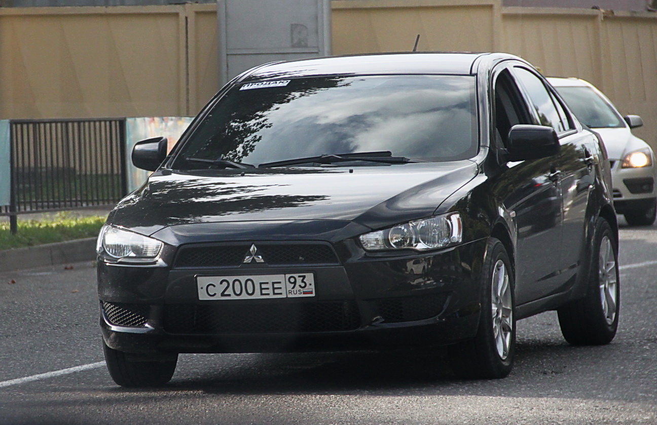 с 200 ее 93, Mitsubishi Lancer 8th gen Sedan (CY/CX), 2007–2019