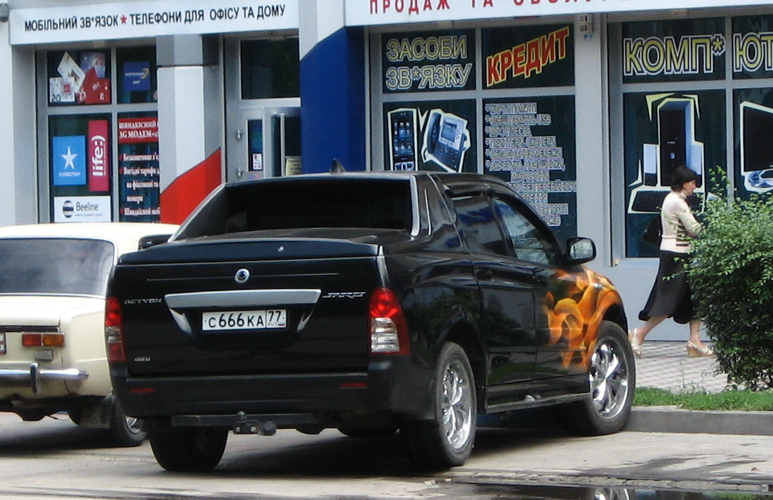 с 666 ка 77, SsangYong (KGM) Actyon 1st gen Sports Pickup (QJ; Q100), 2006–2011