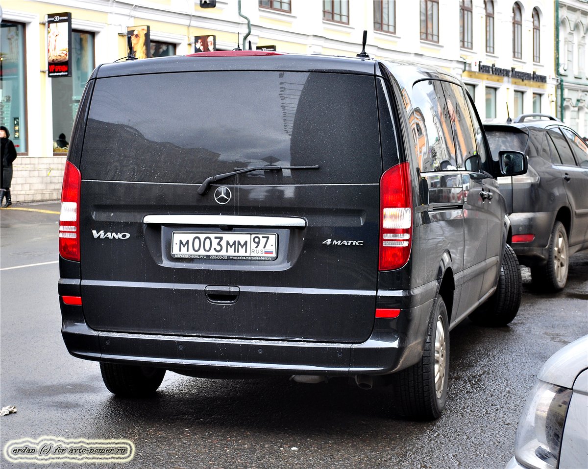 97 регион. Viano м003мн. Н001мм97.