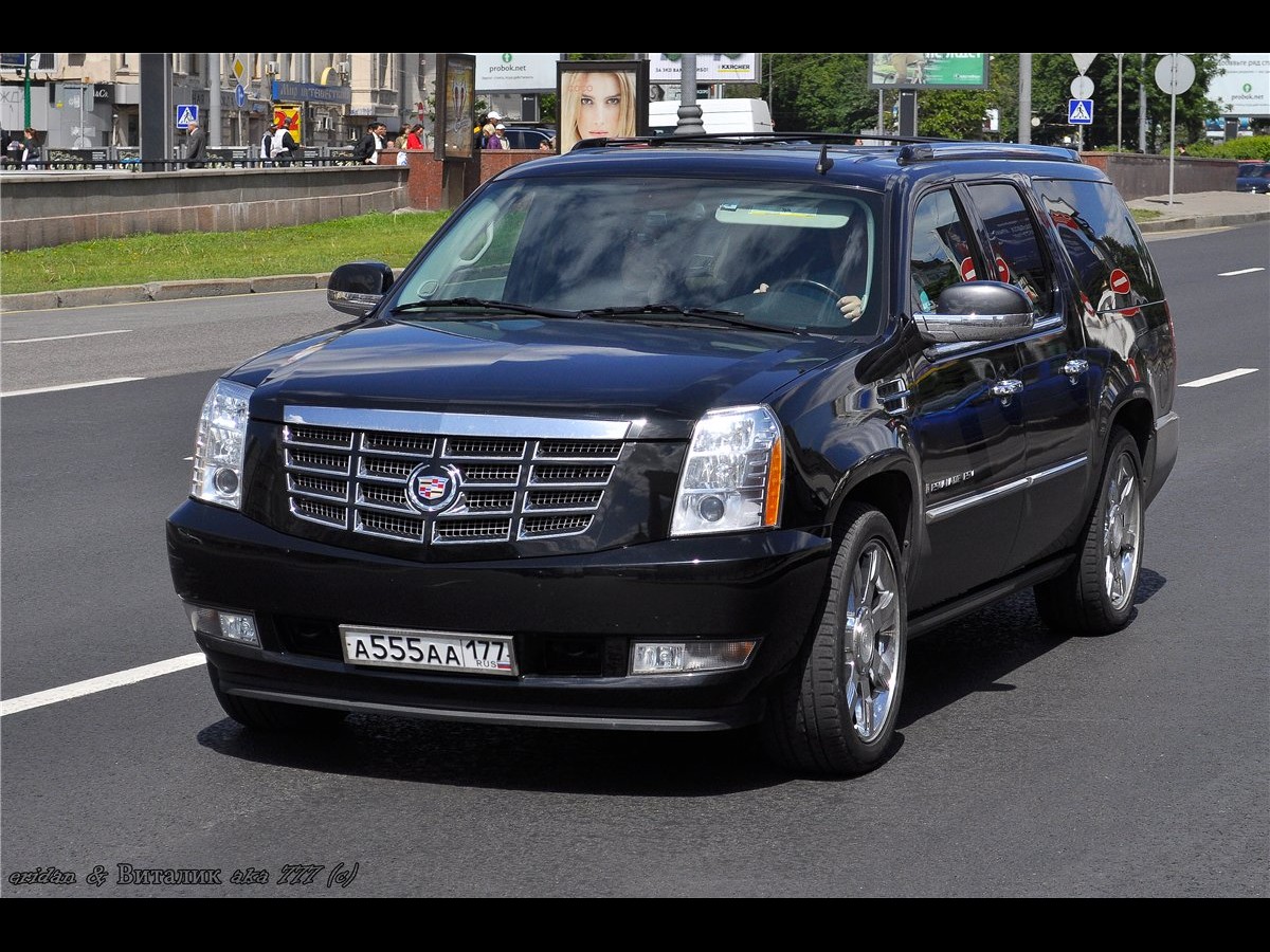а 555 аа 177, Cadillac Escalade 3rd gen (GMT926), 2006–2014