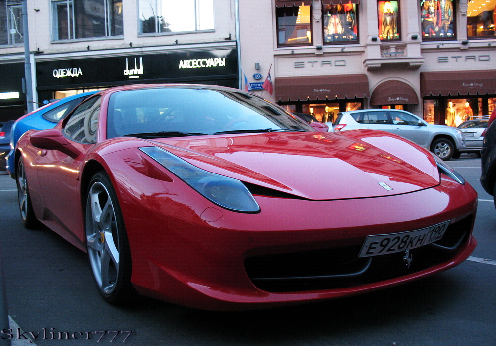 Ferrari 458 Color Candy Blue