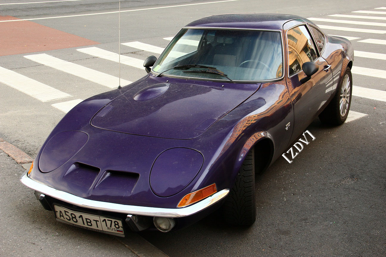 а 581 вт 178, Opel GT 1st gen (Typ 77/79/93/94), 1968–1973
