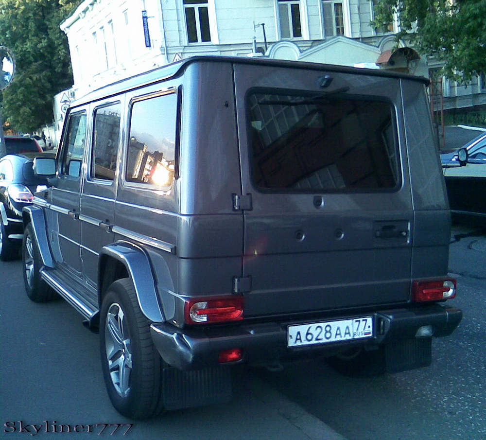 а 628 аа 77, Mercedes-Benz G-Klasse 