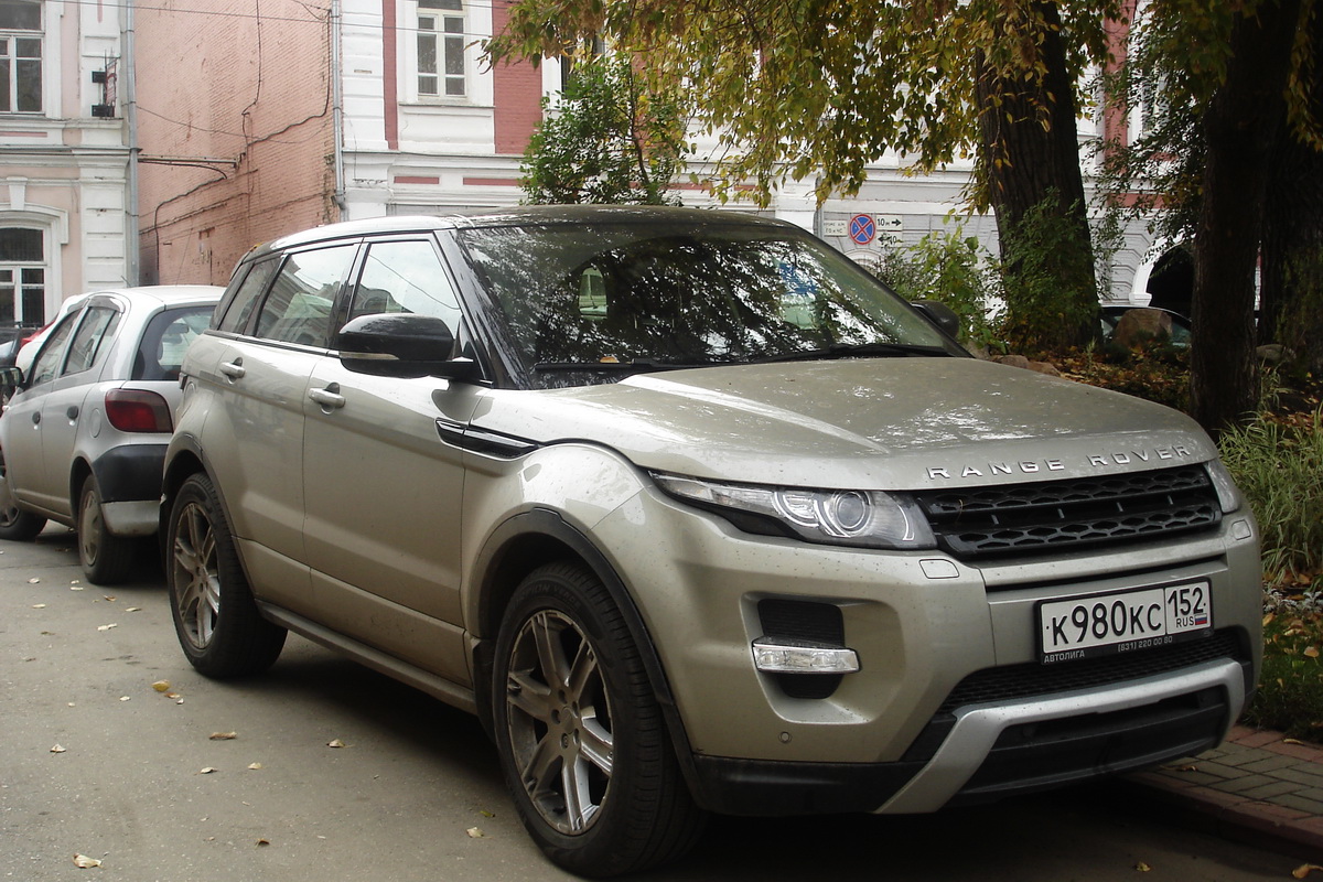к 980 кс 152, Land Rover Range Rover Evoque 1st gen 5-door SUV (L538), 2011–2019