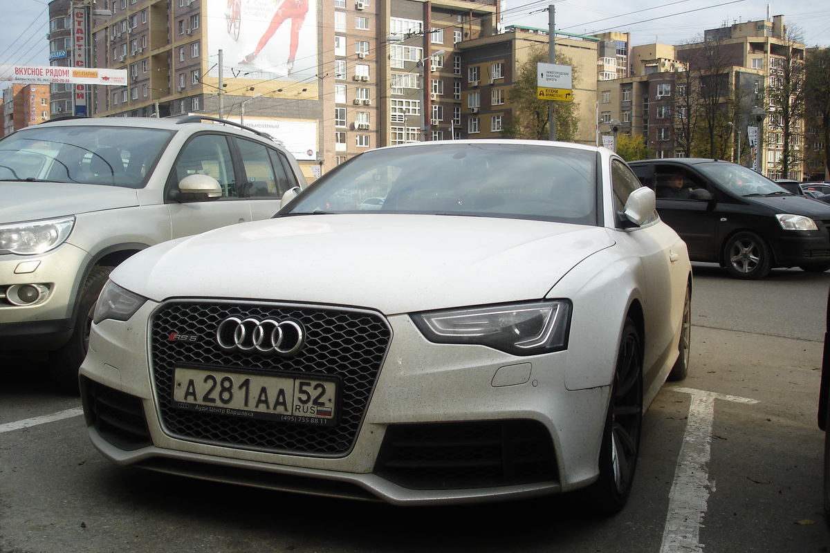 а 281 аа 52, Audi RS5 1st gen Coupé (B8/8T3), facelift, 2012–2017