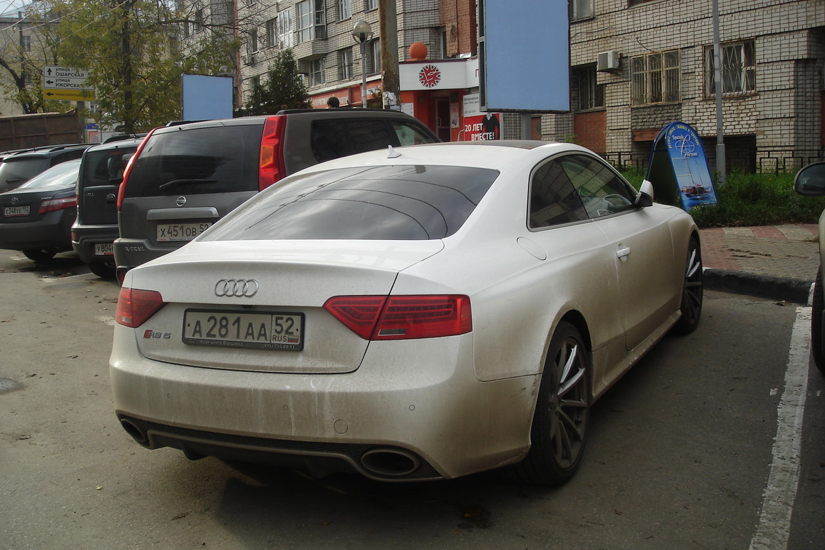 а 281 аа 52, Audi RS5 1st gen Coupé (B8/8T3), facelift, 2012–2017