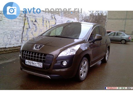 к969кс152, Peugeot 3008
