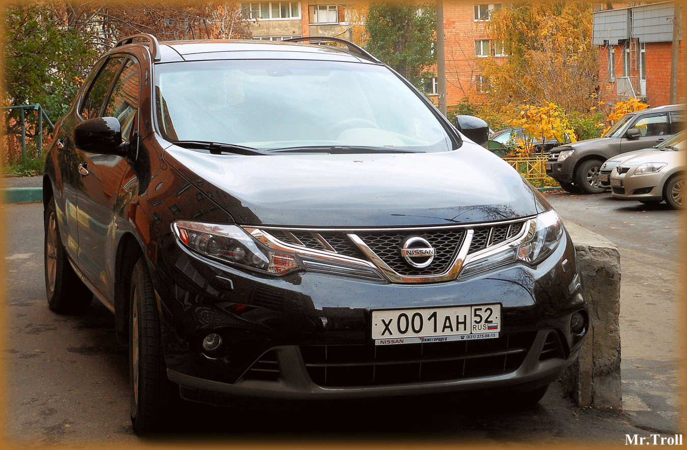 х 001 ан 52, Nissan Murano 2nd gen SUV (Z51), 2007–2016