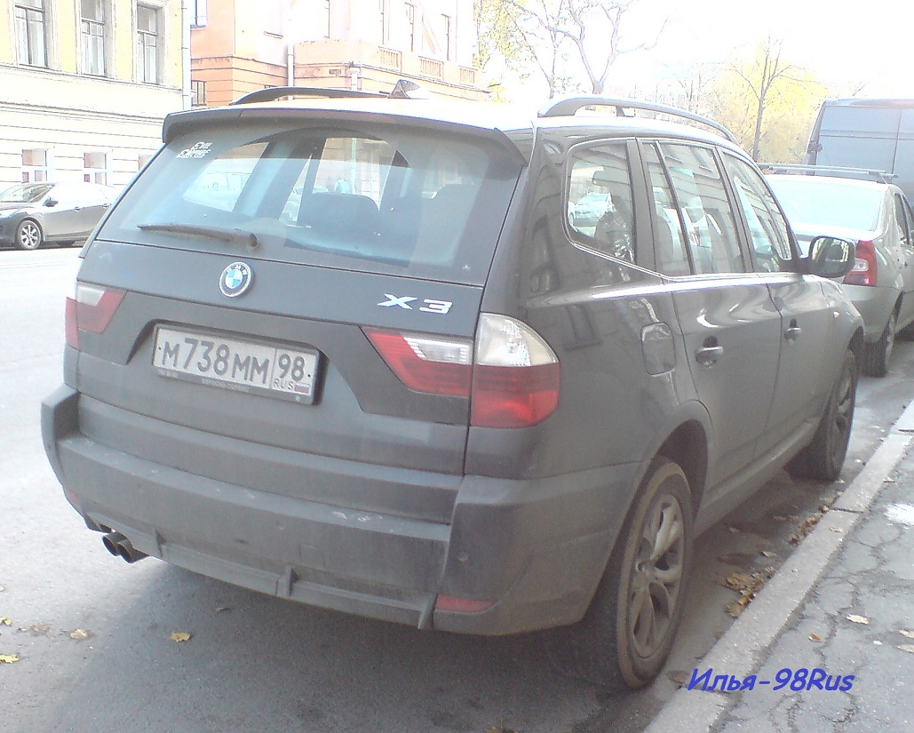 м 738 мм 98, BMW X3 1st gen (E83), 2003–2010