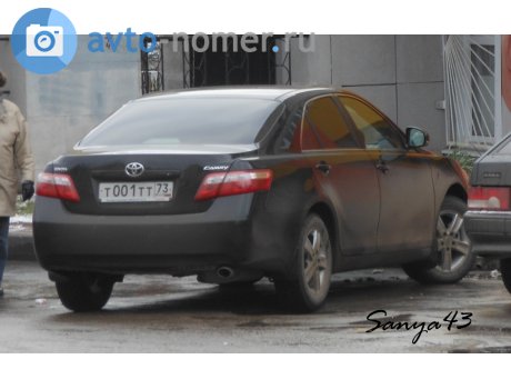 т001тт73, Toyota Camry