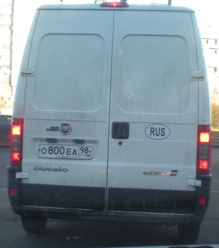 о 800 еа 98, FIAT Ducato 2nd gen (244), facelift, 2001–2006 (–2016 for others)