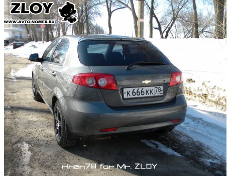 к666кк78, Chevrolet Lacetti