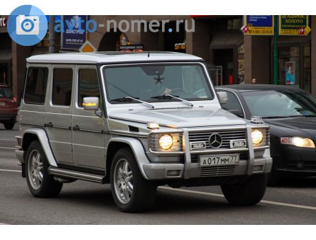 а017мм77, Mercedes-Benz G-Klasse