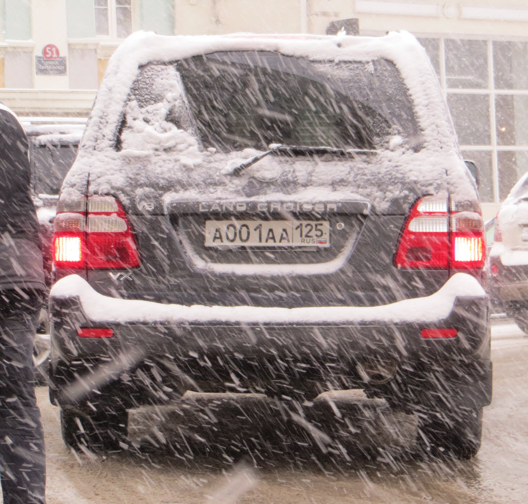а 001 аа 125, Toyota Land Cruiser 100 (J100), 1998–2007