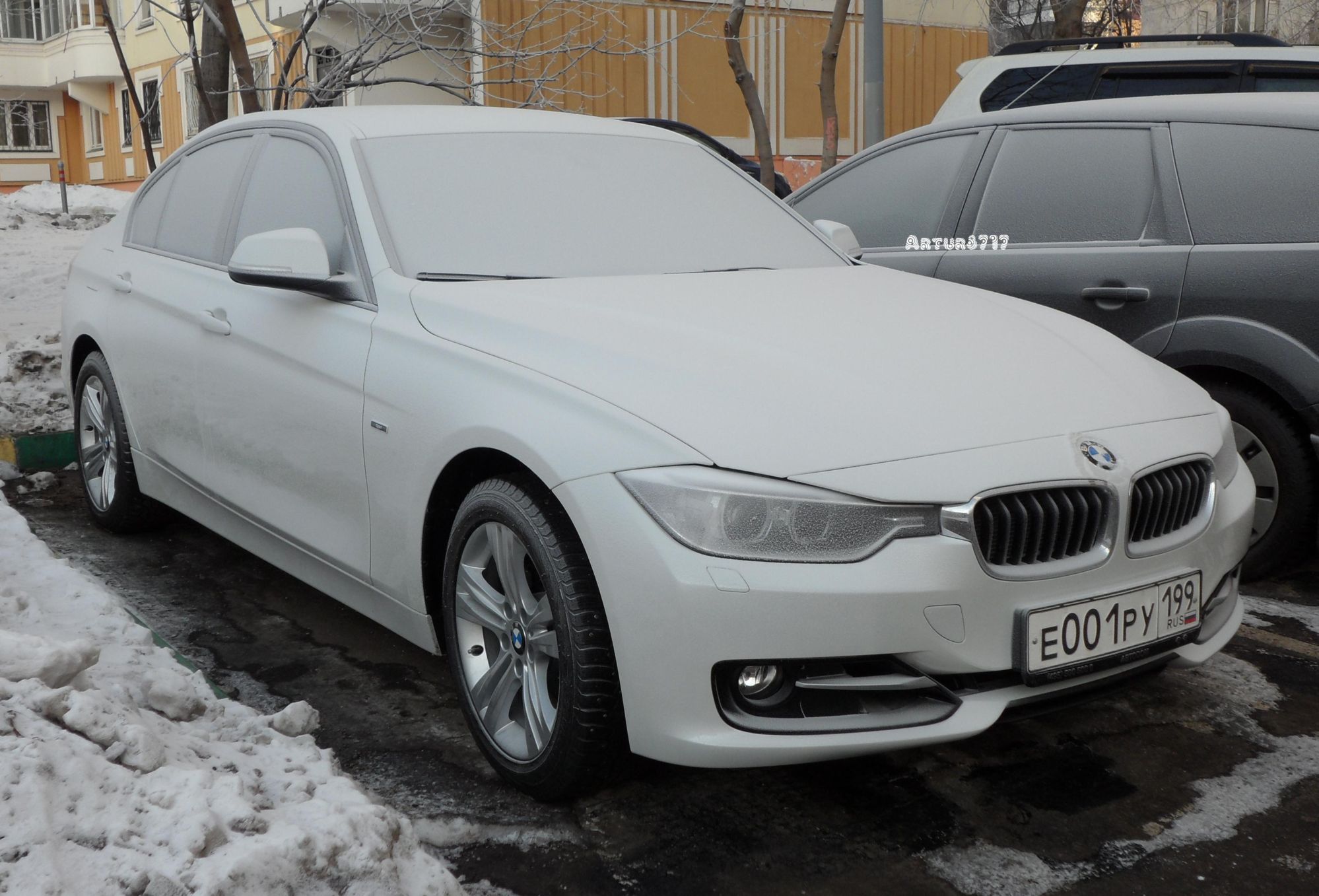 е 001 ру 199, BMW 3 Series 6th gen Sedan (F30/F35), 2011–2019