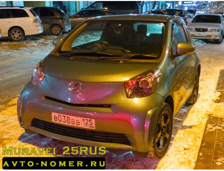 в038вв125, Toyota iQ