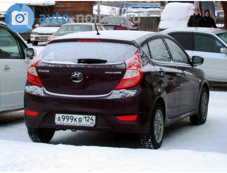 а999кв124, Hyundai Solaris