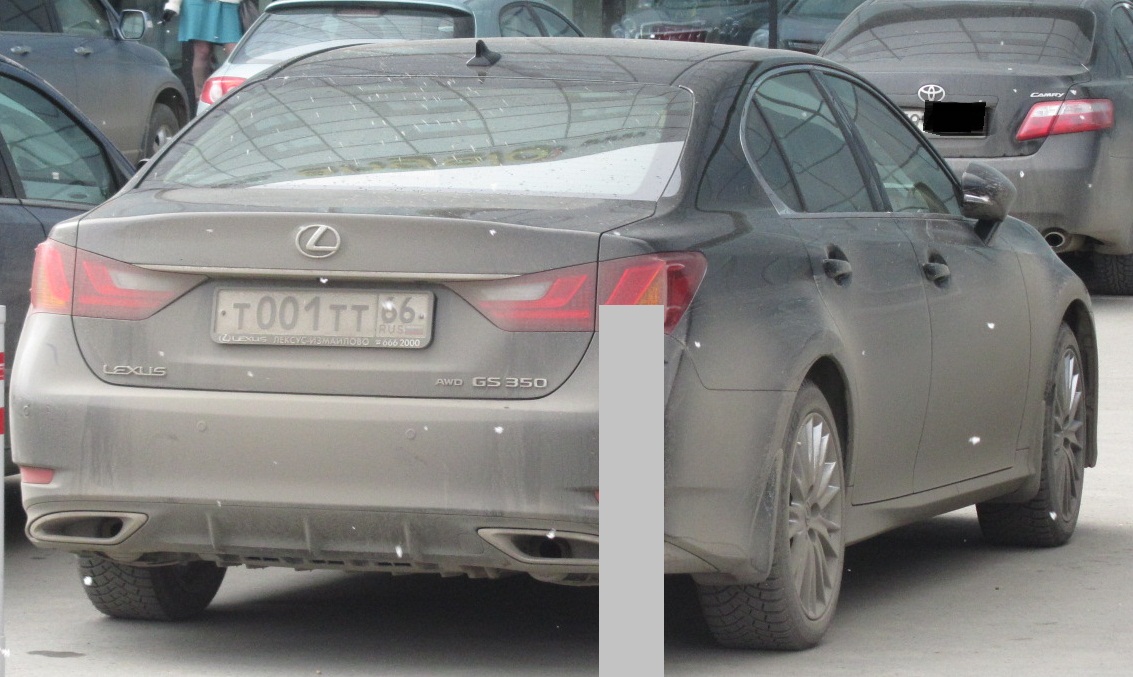 т 001 тт 66, Lexus GS 