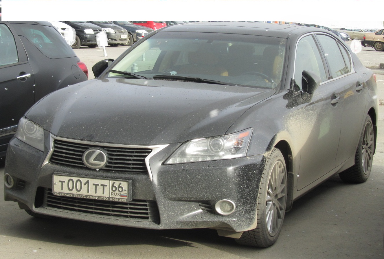 т 001 тт 66, Lexus GS 