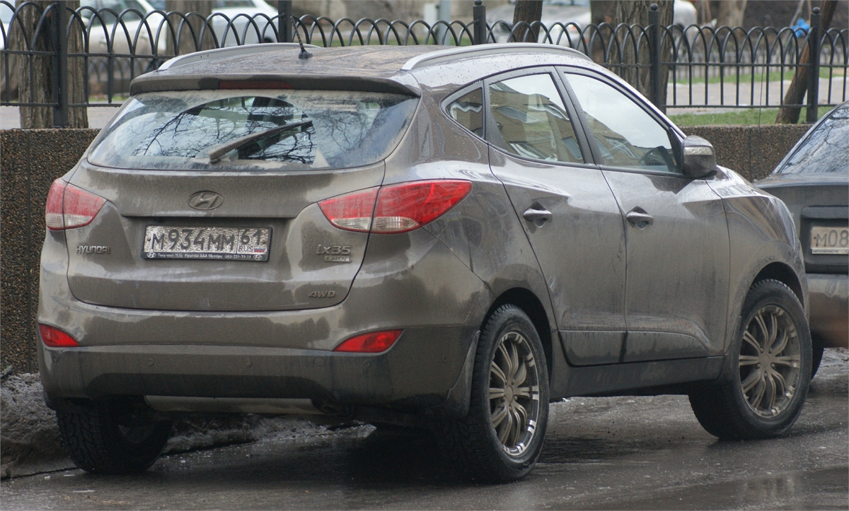 м 934 мм 61, Hyundai ix35 1st gen (LM), 2009–2016 (–2021 for BR-market)