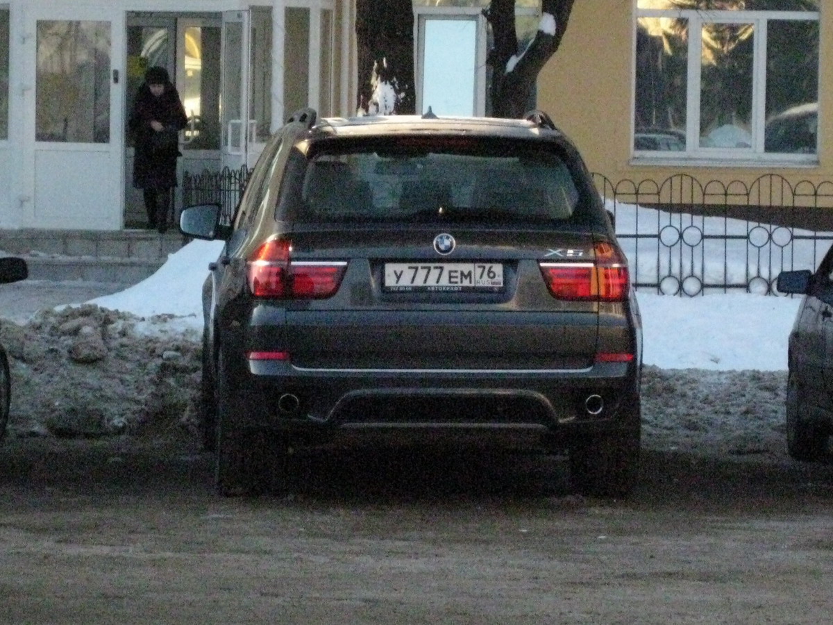 у 777 ем 76, BMW X5 2nd gen (E70), 2007–2013