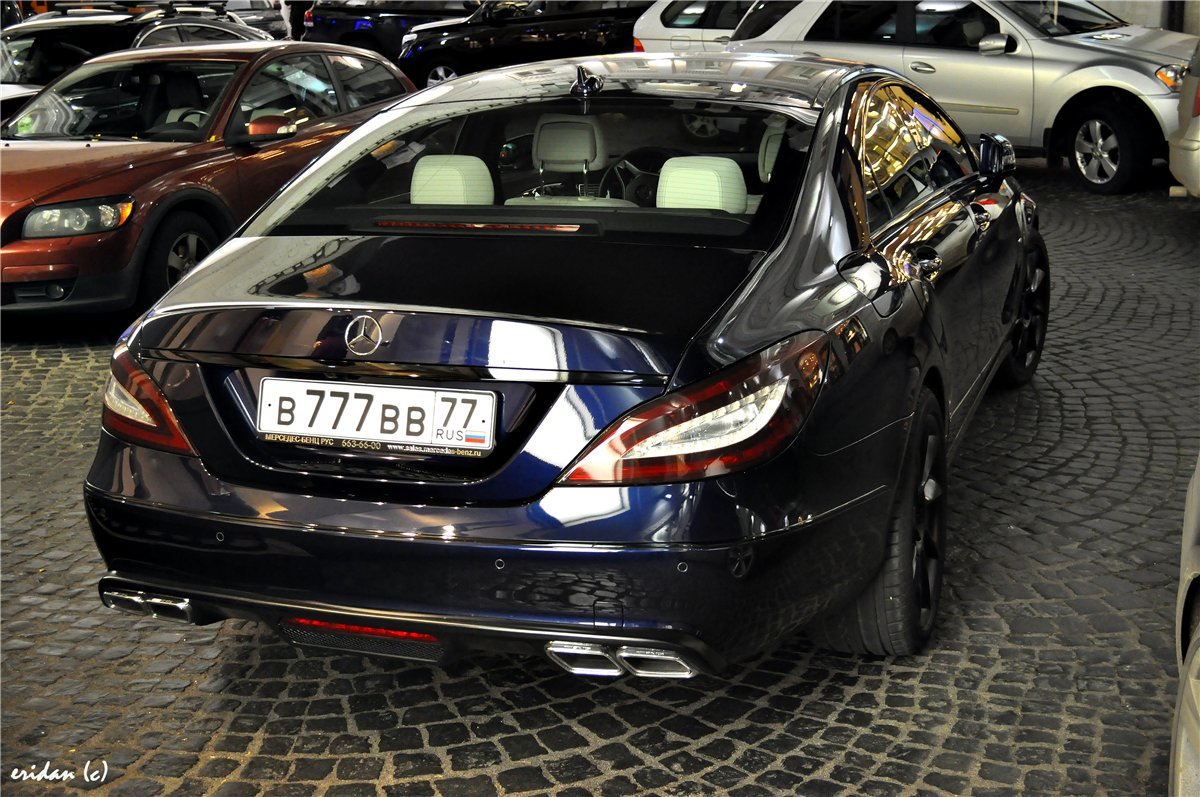 в 777 вв 77, Mercedes-Benz CLS-Klasse 2nd gen 4-door Сoupé (C218), 2010–2018