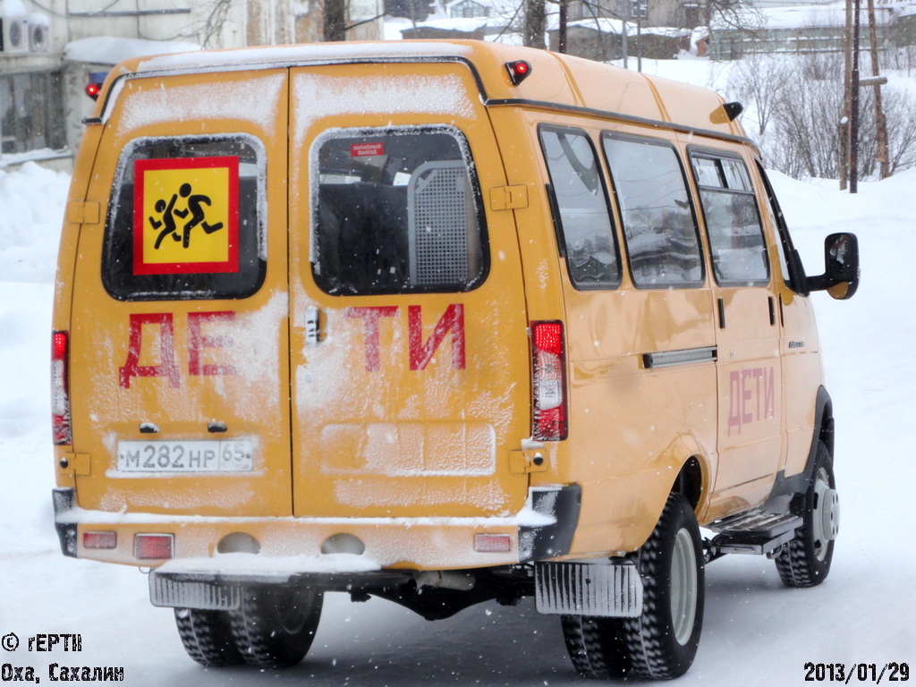 м 282 нр 65, GAZ 3221 ГАЗель 32217 4x4 Minibus, facelift, 2003–
