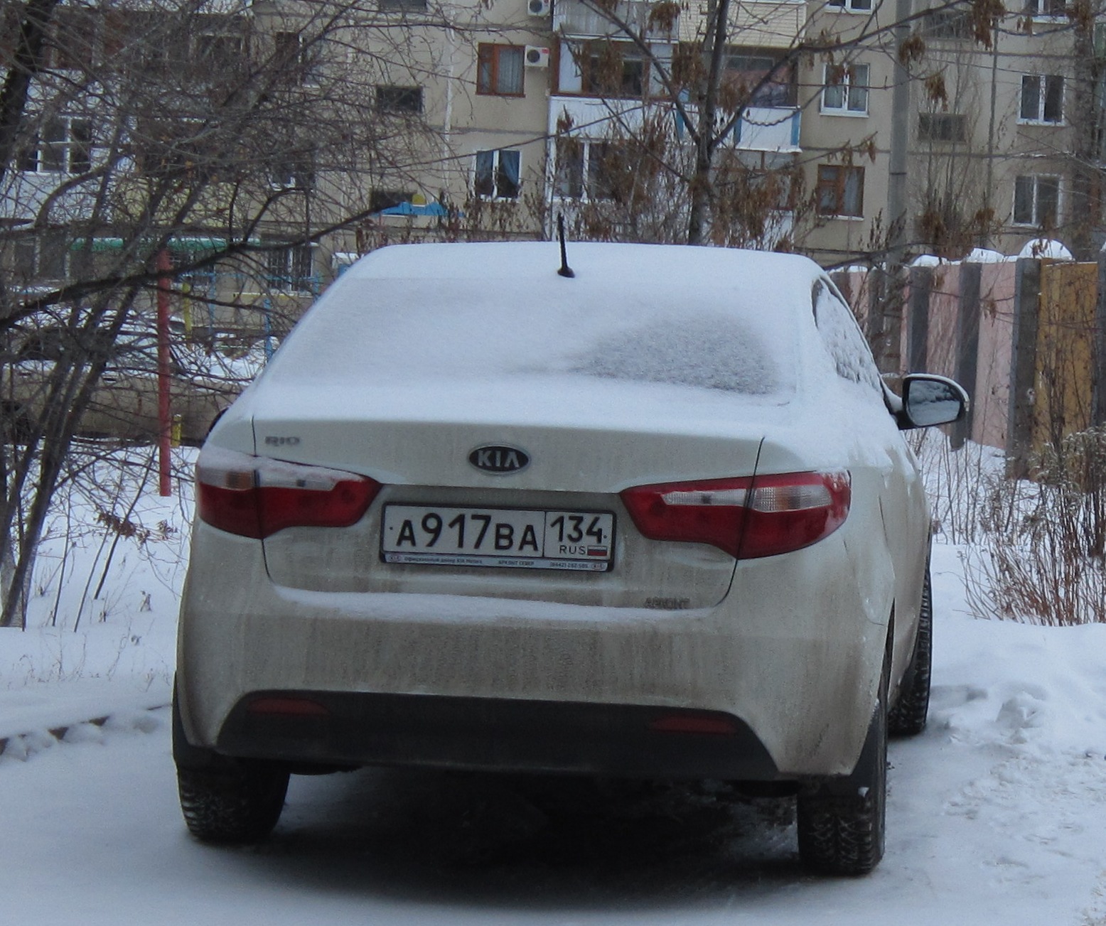 а 917 ва 134, Kia Rio 3rd gen Sedan (QB; CIS-market), 2011–2015