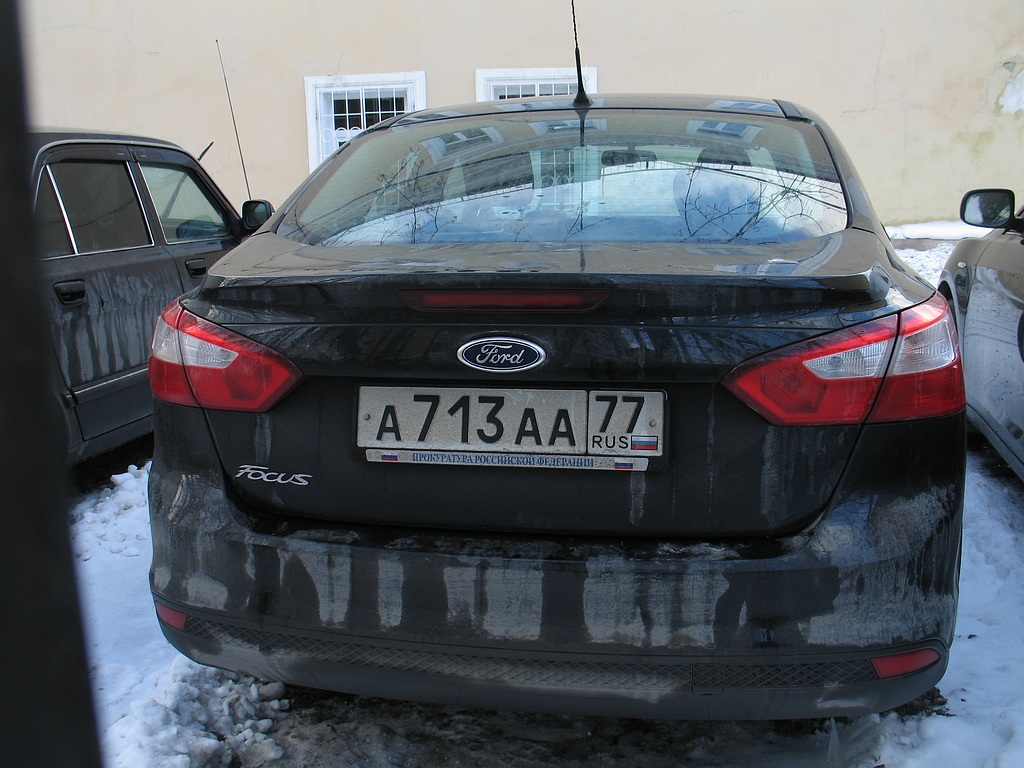 а 713 аа 77, Ford Focus 