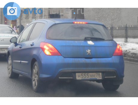 н555нн78, Peugeot 308