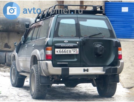 к666ев125, Nissan Safari