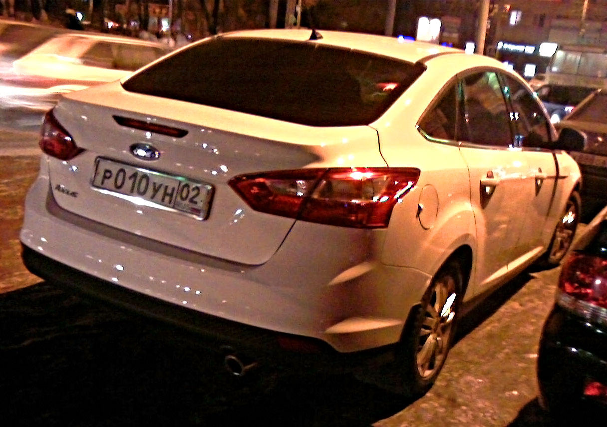 р 010 ун 02, Ford Focus 3rd gen Sedan (DYB; C346), 2011–2014
