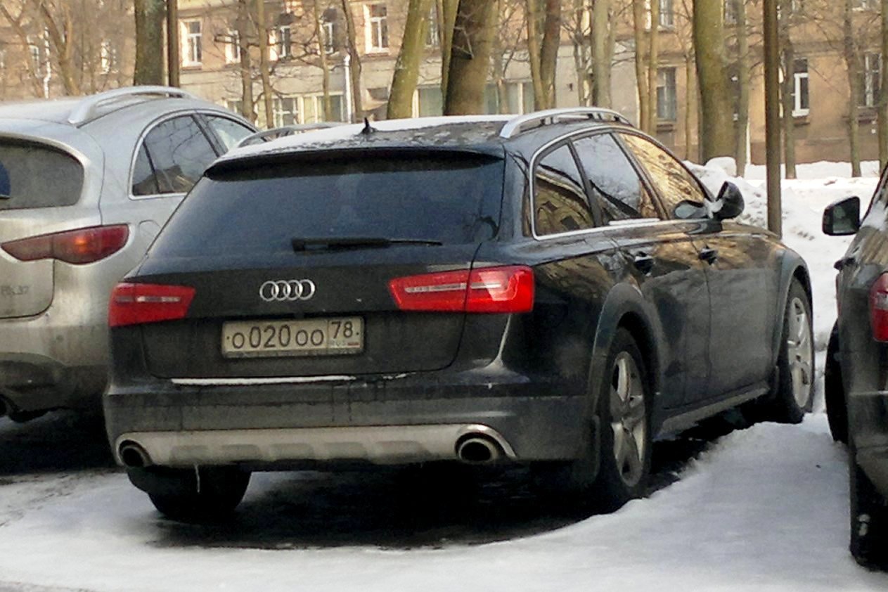 о 020 оо 78, Audi A6 