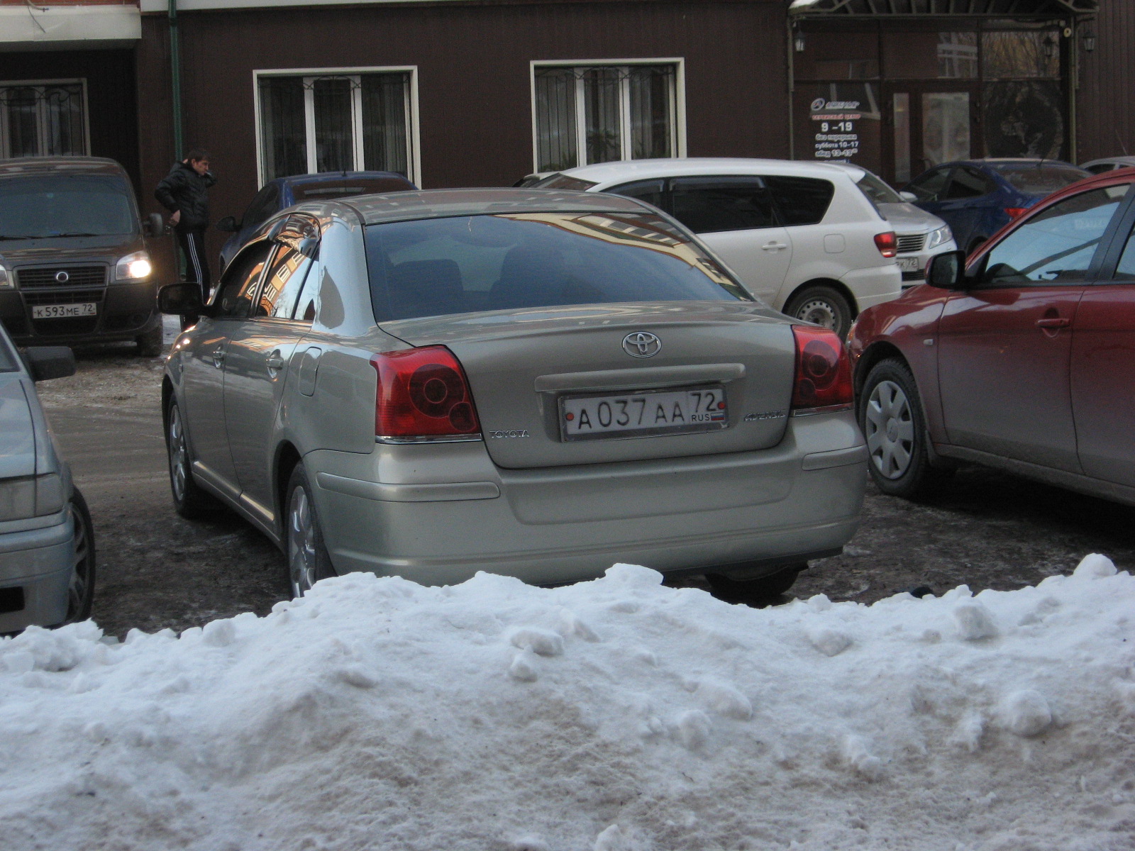 а 037 аа 72, Toyota Avensis 2nd gen Sedan/Liftback (T250), 2003–2009