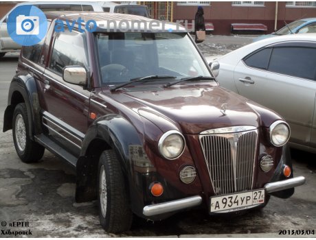 а934ур27, Mitsubishi Pajero Junior Flying Pug