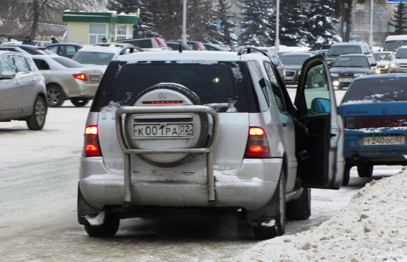 к 001 ра 02, Mercedes-Benz M-Klasse 1st gen (W163), 1997–2005