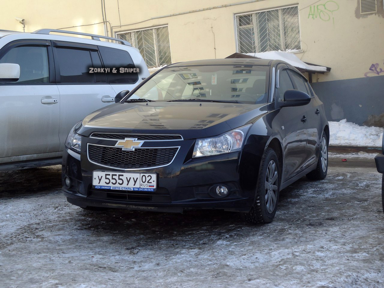 у 555 уу 02, Chevrolet Cruze 1st gen Sedan (J300), 2008–2016