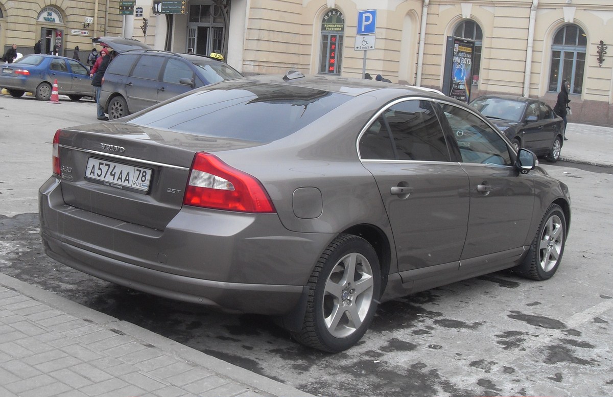 а 574 аа 78, Volvo S80 2nd gen to be resorted