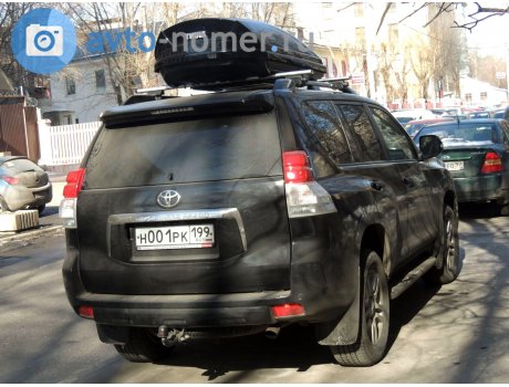 н001рк199, Toyota Land Cruiser Prado