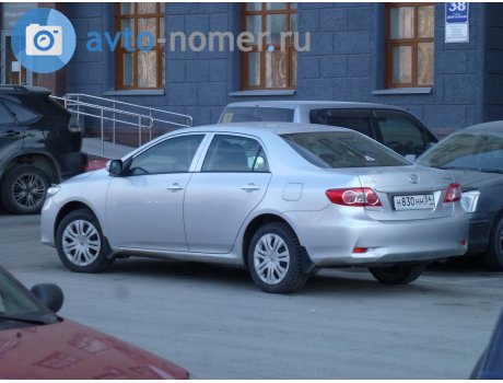 н830нн54, Toyota Corolla