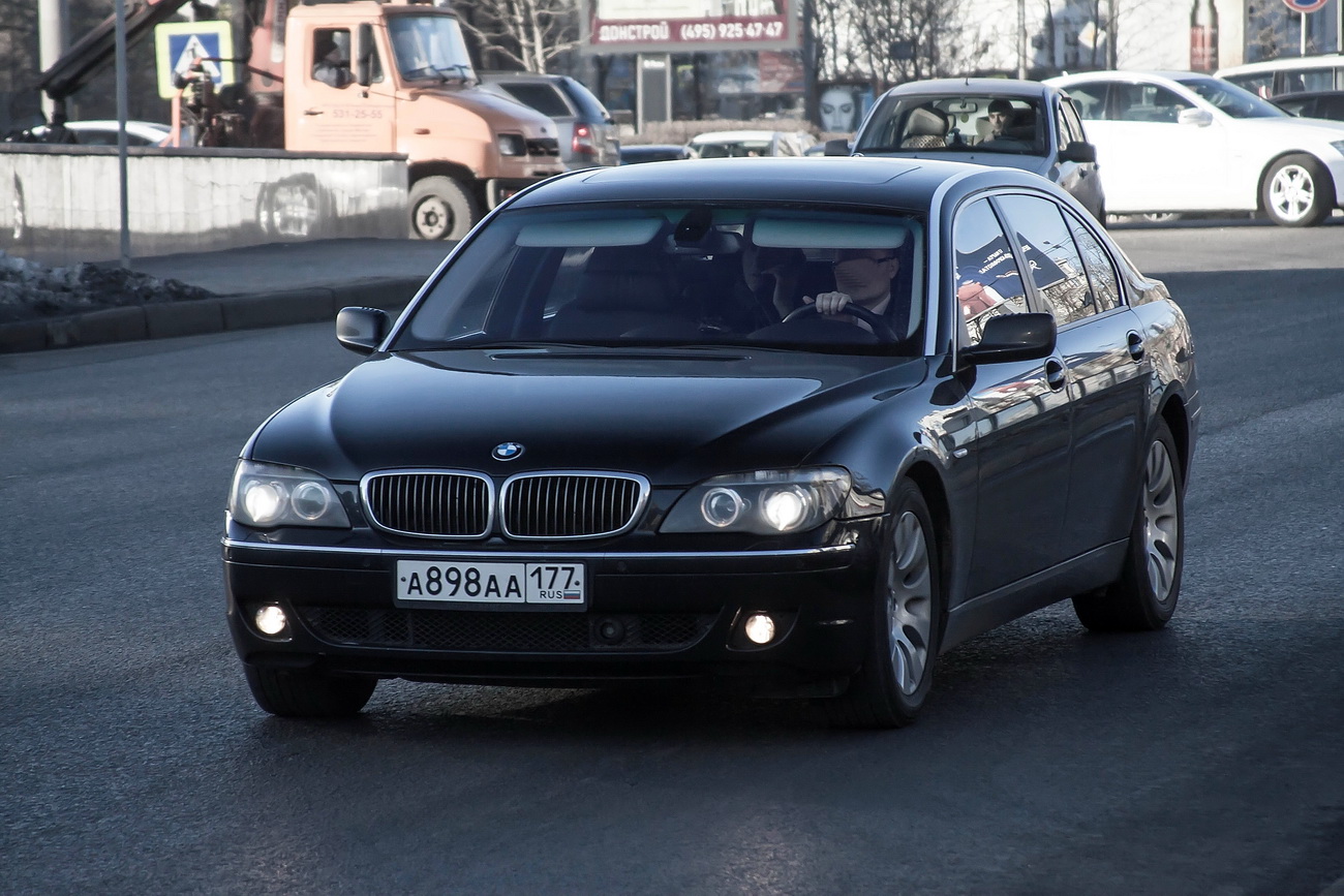а 898 аа 177, BMW 7 Series 4th gen (E65–E68), facelift, 2005–2008