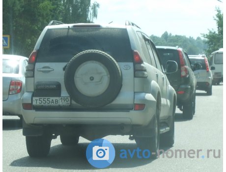 т555ав190, Toyota Land Cruiser Prado