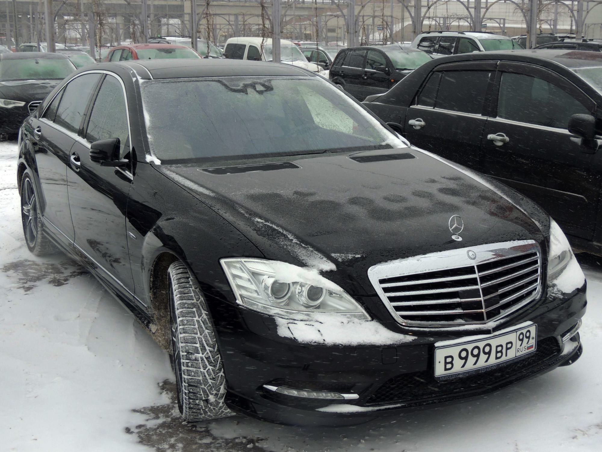 в 999 вр 99, Mercedes-Benz S-Klasse 7th gen (W221/V221), 2005–2013