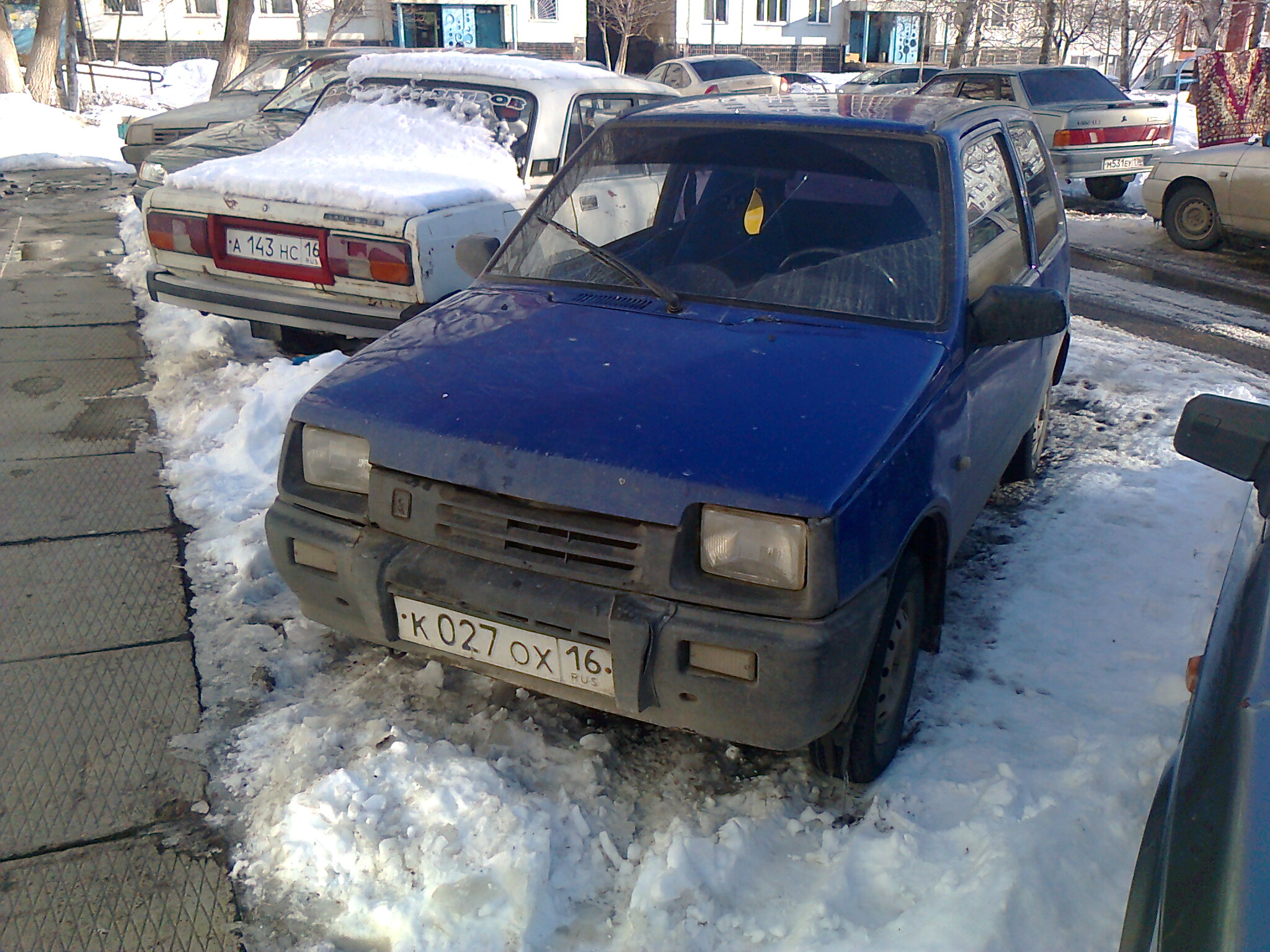 к 027 ох 16, Lada (VAZ) 1111 Ока 1111* (КамАЗ, XTC***), 1988–2006