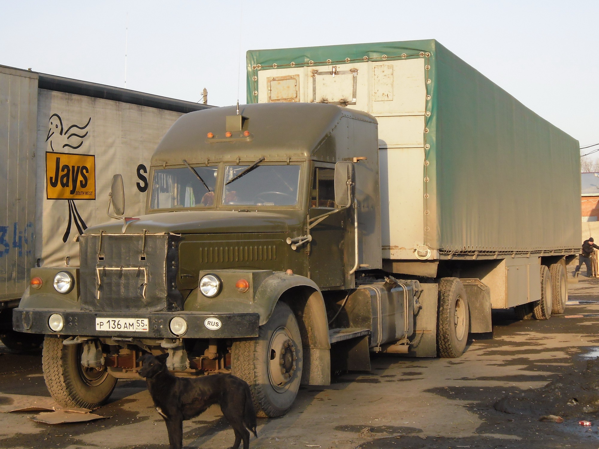 р 136 ам 55, KrAZ 257 