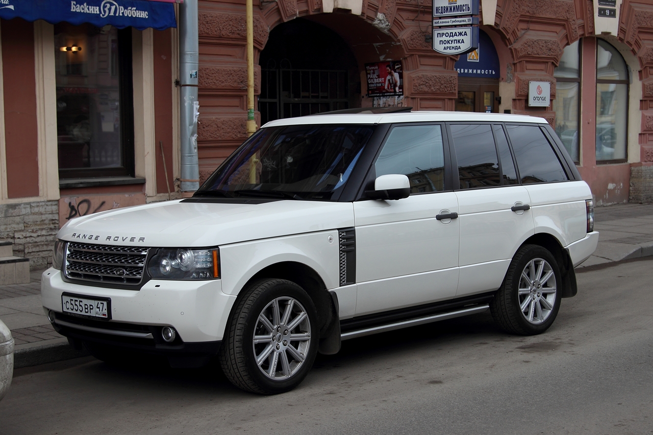 с 555 вр 47, Land Rover Range Rover 3rd gen (L322), 2002–2012